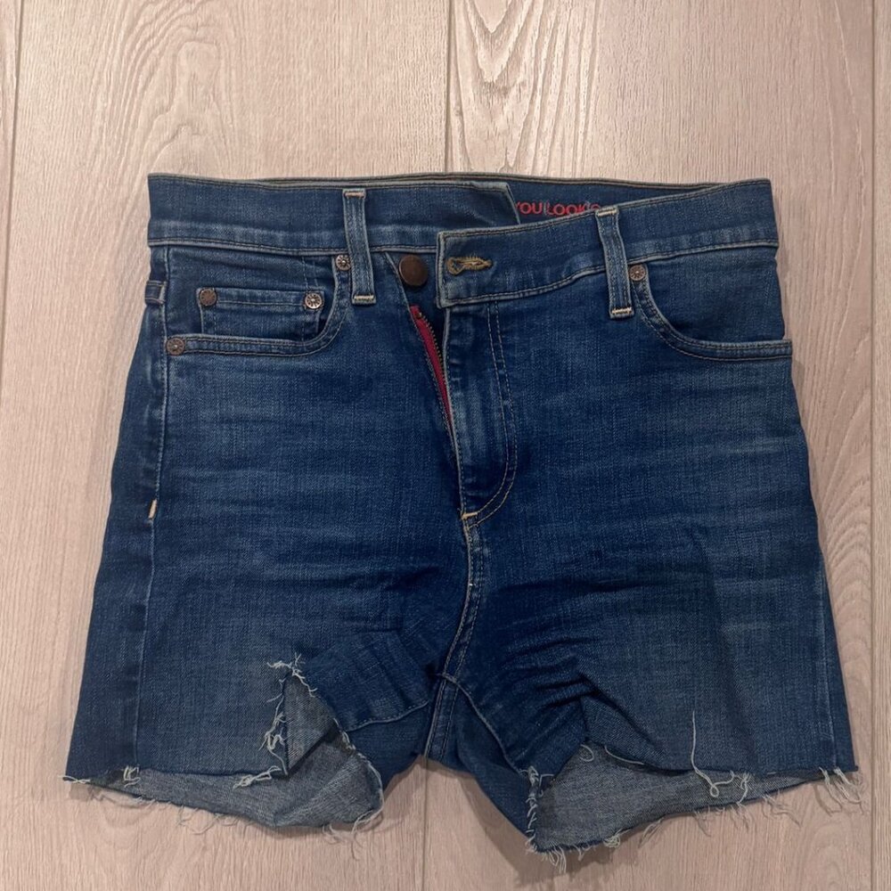 Alice Olivia Denim Jeans Mini Shorts High Rise USED Size - 25